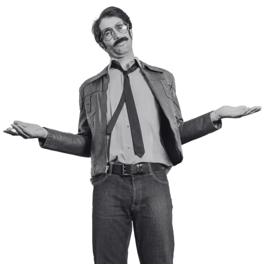 man happy to be sharing terms and conditions information