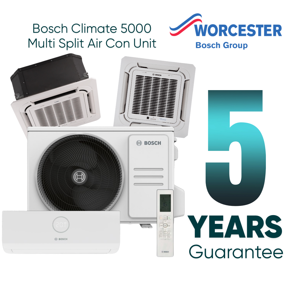 Bosch Climate 5000 Multi Split Air Con Unit