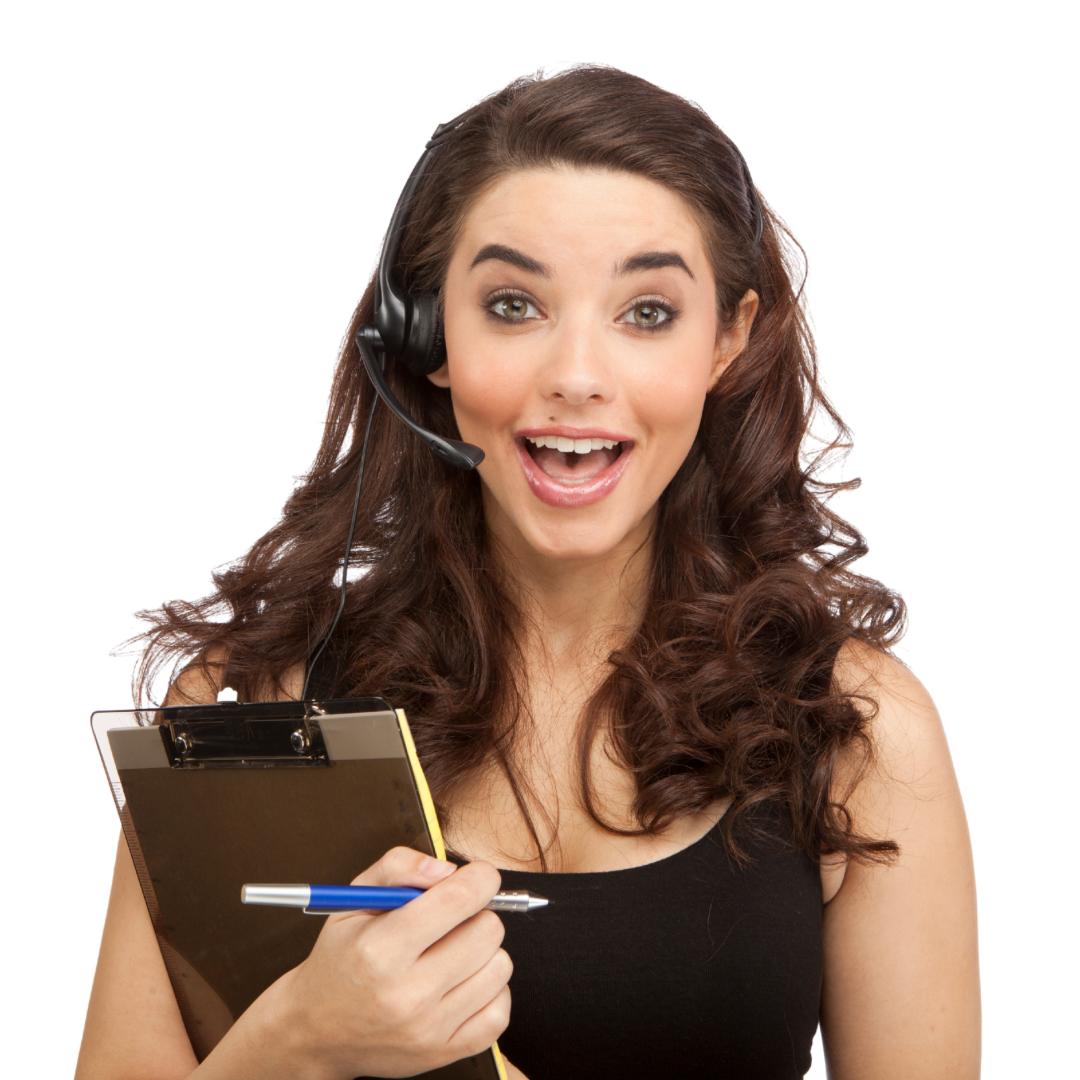 assistant - headphones & note pad